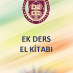 Üniversitemiz Akademik Birimleri İçin Ek Ders El Kitabı 